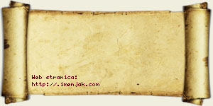 Hana Aranđelović vizit kartica